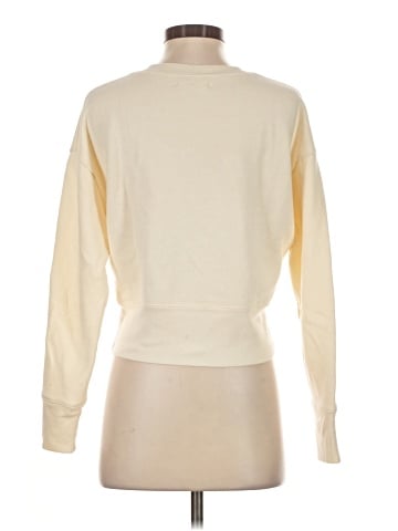 Madewell Rainbow-Inset Crop Sweatshirt (view 2)