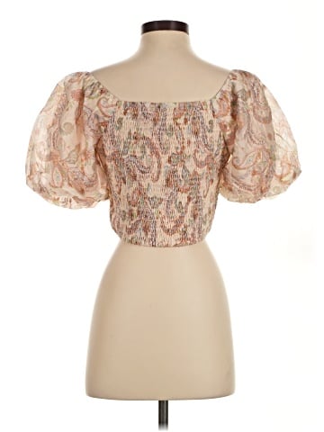 Skies Are Blue Short Sleeve Blouse (view 2)