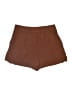 Wildfox 100% Rayon Solid Brown Shorts Size Lg (3 or L) - photo 2
