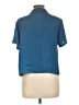 Naked Zebra 100% Polyester Blue Short Sleeve Blouse Size L - photo 2