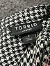 Torrid 100% Polyester Houndstooth Gray 3/4 Sleeve Blouse Size 1X Plus (1) - photo 7