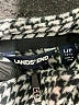 Lands' End 100% Polyester Houndstooth Black Jacket Size L (petite) - photo 6