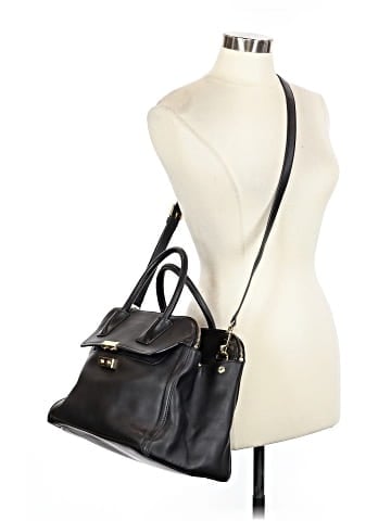 Tory Burch Leather Satchel (view 2)