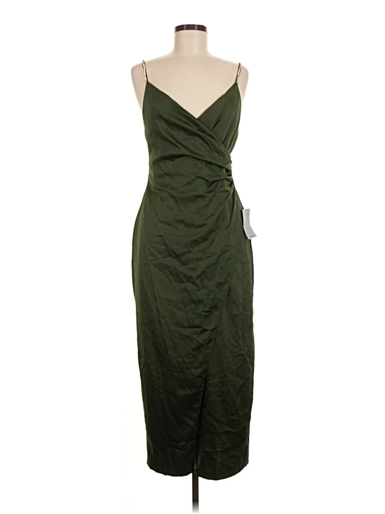 Pre-owned Donna Morgan Casual Dress In Green