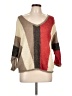 Ella Moss Color Block Brown Pullover Sweater Size L - photo 1
