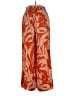Etam 100% Polyester Tropical Orange Casual Pants Size S - photo 2