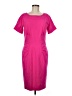 Etcetera Solid Pink Casual Dress Size 8 - photo 1