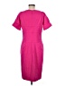 Etcetera Solid Pink Casual Dress Size 8 - photo 2