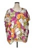 Oddi Purple Short Sleeve Blouse Size 1X - photo 1