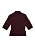 City Triangles 100% Polyester Burgundy Blazer Size 7 (estimated) - photo 2