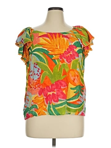 RACHEL Rachel Roy Short Sleeve Blouse (view 1)