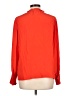 Boden 100% Silk Red Long Sleeve Silk Top Size 10 - photo 2