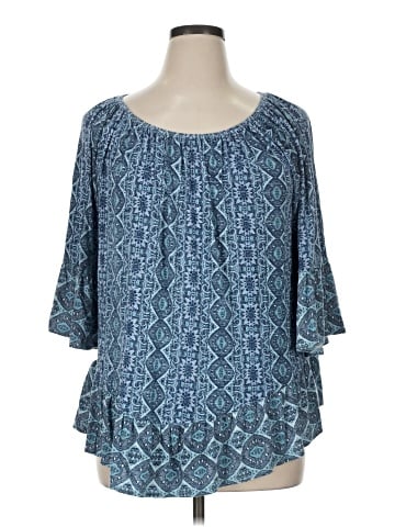 Style&Co 3/4 Sleeve Blouse (view 1)