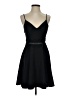 Sequin Hearts Solid Black Cocktail Dress Size 5 - photo 1