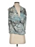 Parker 100% Polyester Teal Sleeveless Blouse Size XS - photo 1