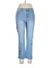 Sandpiper Floral Blue Jeans Size 14 (petite) - photo 1