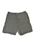 XCVI 100% Linen Stripes Gray Shorts Size M - photo 1