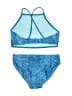 Breaking Waves Tie-dye Blue Two Piece Swimsuit Size 7 - 8 - photo 2