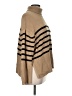 Gap 100% Cotton Stripes Tan Turtleneck Sweater Size M - photo 4