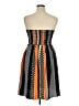 Shein Curve Stripes Orange Cocktail Dress Size 0X - photo 2