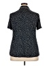 Soma Polka Dots Black Short Sleeve Blouse Size XXL - photo 2