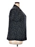 Soma Polka Dots Black Short Sleeve Blouse Size XXL - photo 4