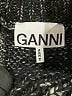 Ganni Metallic Black Turtleneck Sweater Size S - photo 7