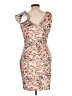 Alexia Admor Print Tan Cocktail Dress Size L (estimated) - photo 2