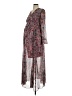 Jessica Simpson 100% Polyester Paisley Gray Casual Dress Size Sm Maternity - photo 1