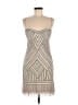Aidan Mattox 100% Polyester Silver Cocktail Dress Size 8 - photo 1