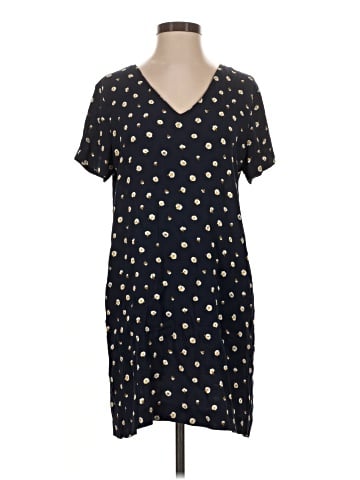 Madewell Button-Back Easy Dress in Daisy Dots (view 1)