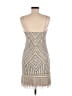 Aidan Mattox 100% Polyester Silver Cocktail Dress Size 8 - photo 2