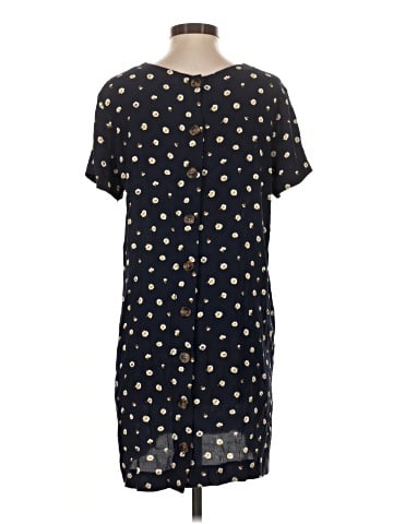 Madewell Button-Back Easy Dress in Daisy Dots (view 2)
