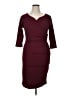 Miusol Solid Burgundy Cocktail Dress Size XL - photo 1
