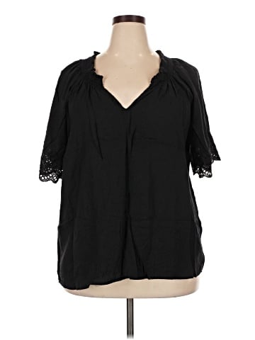 Bobeau Short Sleeve Blouse (view 1)