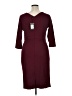 Miusol Solid Burgundy Cocktail Dress Size XL - photo 2