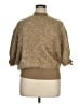 Maeve Metallic Gold Turtleneck Sweater Size 1X - photo 1