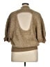 Maeve Metallic Gold Turtleneck Sweater Size 1X - photo 2