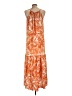 Monsoon Orange Casual Dress Size L - photo 2