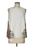 dalia Ivory Sleeveless Blouse Size L - photo 1
