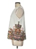 dalia Ivory Sleeveless Blouse Size L - photo 5