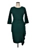 Miusol Solid Green Cocktail Dress Size XL - photo 1