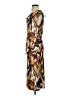 Tory Burch 100% Silk Print Brown Casual Dress Size XS - photo 5
