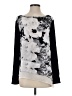 DKNYC 100% Polyester Gray Long Sleeve Blouse Size S - photo 1
