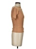 KHY Solid Tan Short Sleeve Top Size S - photo 4