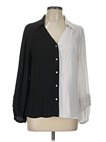 Naked Zebra Long Sleeve Blouse (view 1)