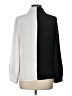 Naked Zebra 100% Polyester Color Block Gray Long Sleeve Blouse Size L - photo 2