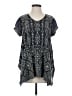 Johnny Was 100% Polyester Black Short Sleeve Top Size S - photo 1