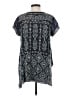 Johnny Was 100% Polyester Black Short Sleeve Top Size S - photo 2