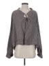 bryn WALKER 100% Linen Houndstooth Gray Long Sleeve Blouse Size S (estimated) - photo 1
